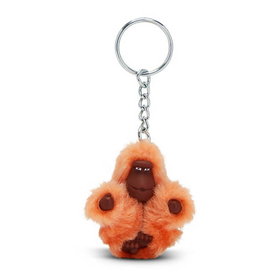 Kipling Sven Extra Small Iconic Monkey Keychain Accessories Peachy Pink | CA 1976BE